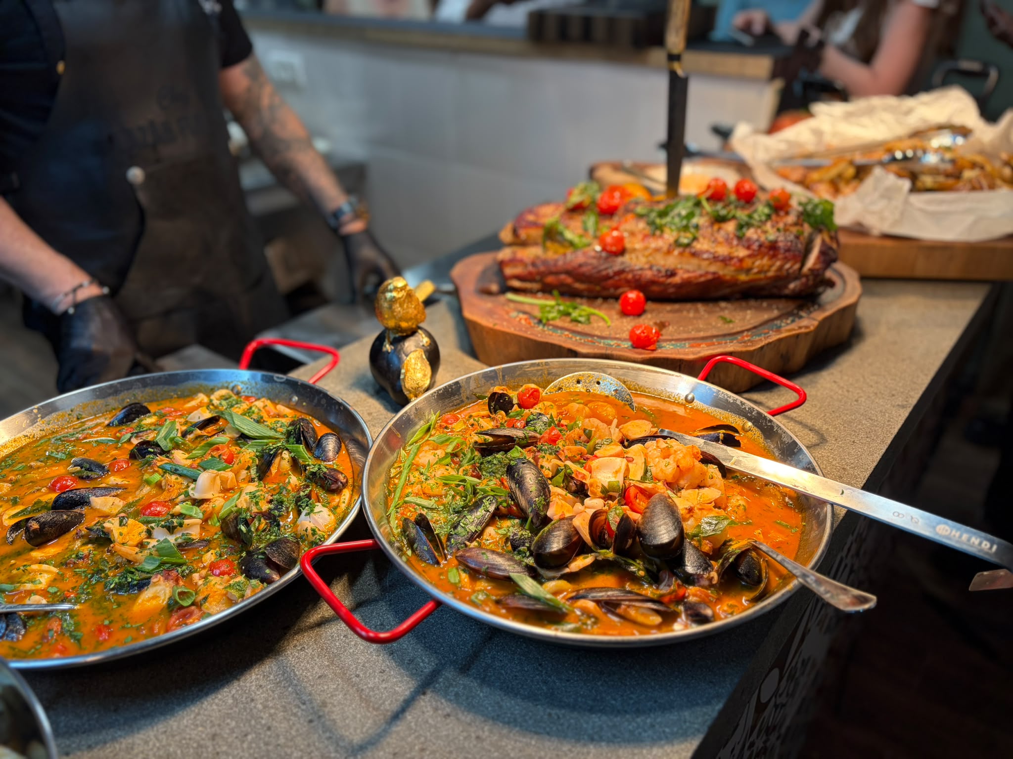 Interiorul restaurantului Box Cuisine